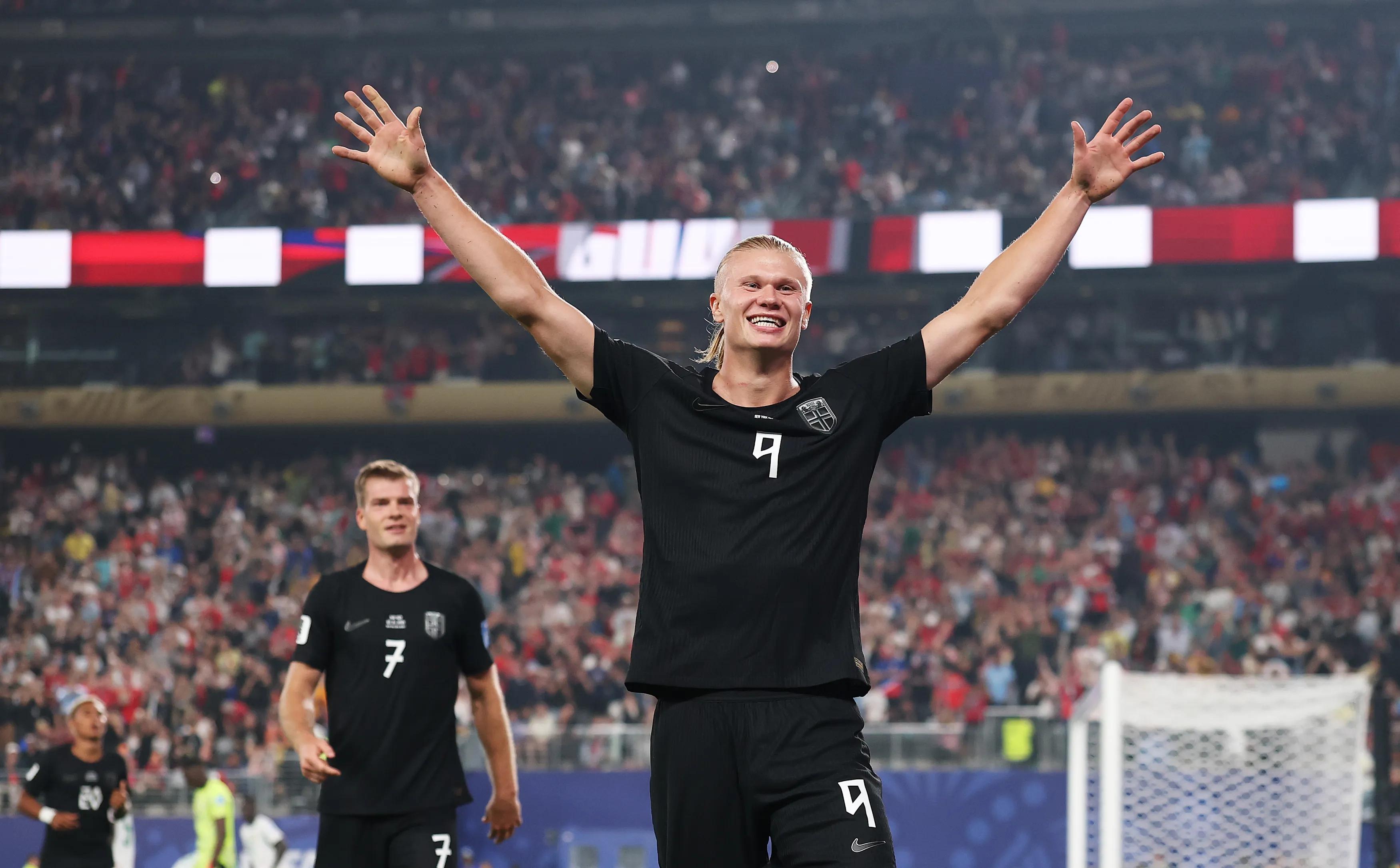 Haaland helps fire Norway into knockouts