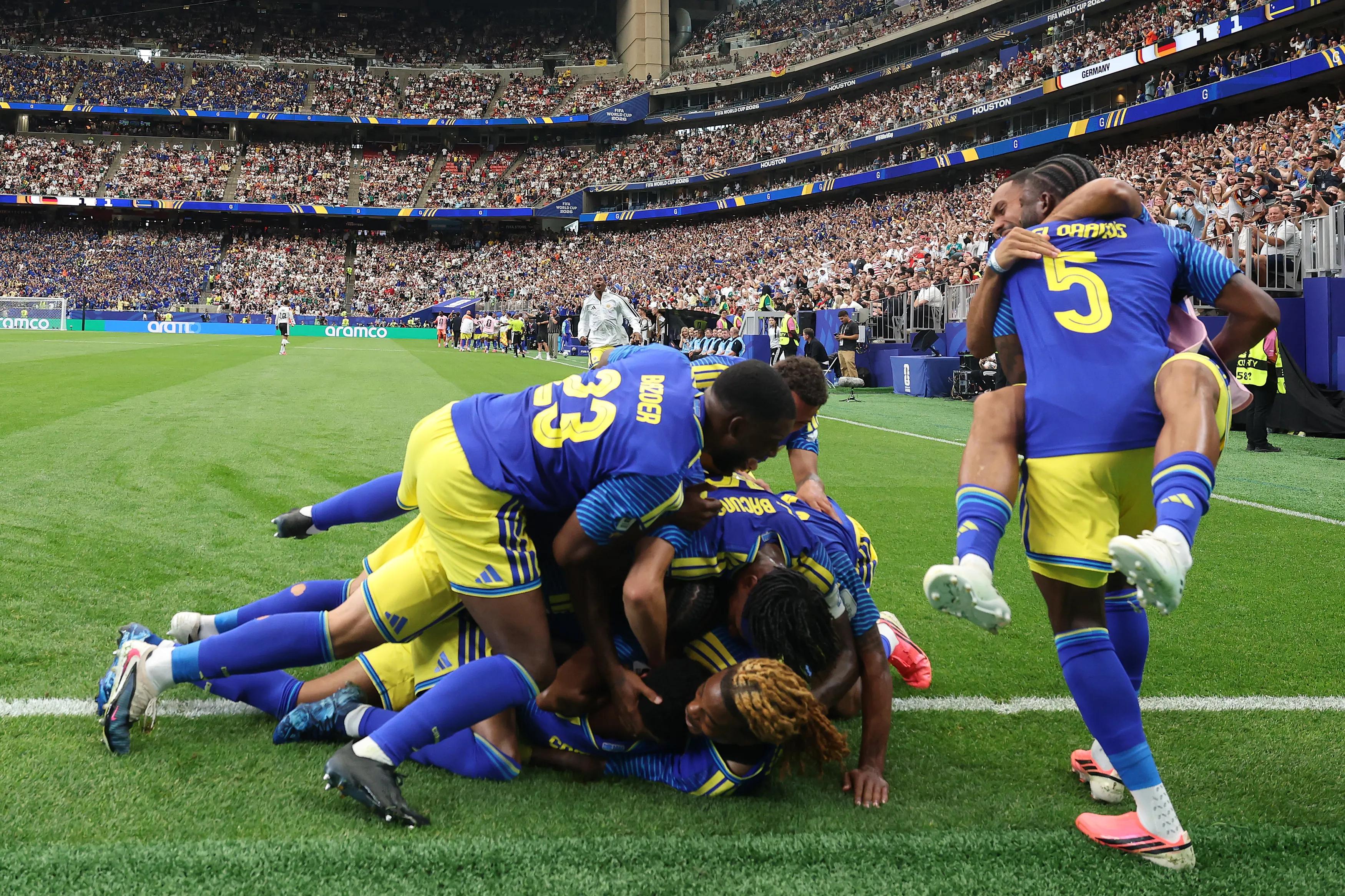 Nations scoring their first goal at World Cup 2026